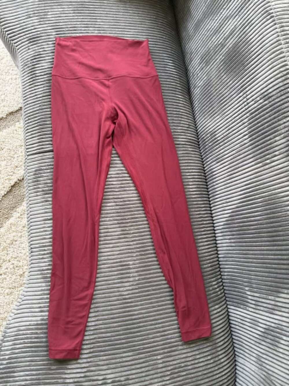 Lululemon Align Super High-Rise Pants Burgundy Bay Size 8 28-inch